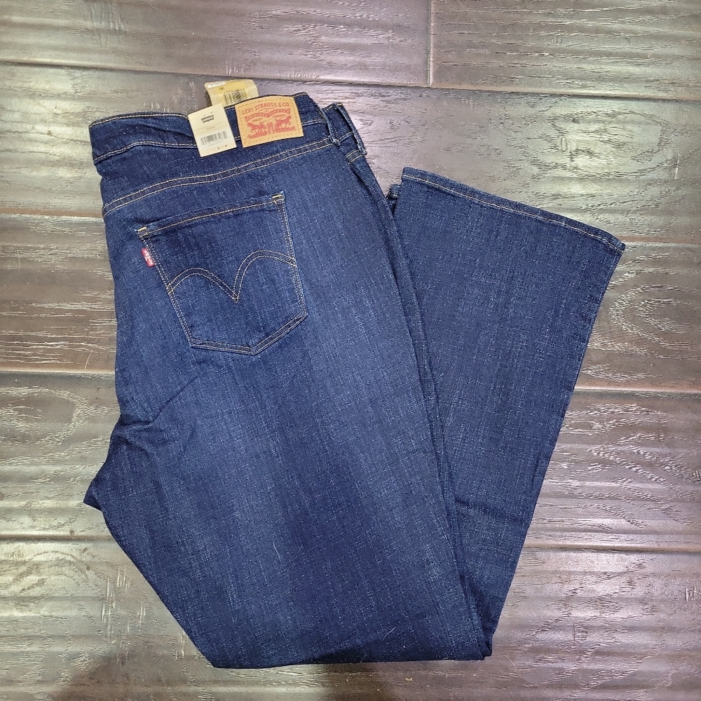 Levi's 415 Classic BootCut Women's Jeans 22W M Dark Wash New #236490033